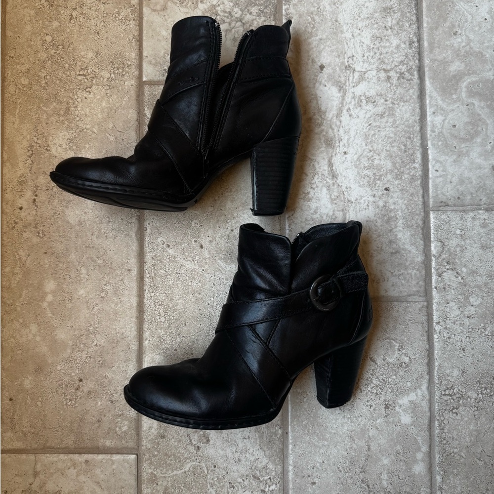 Born Black Ankle Boots